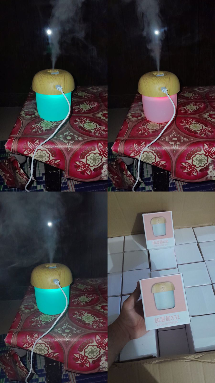 Air Humidifier / Air Purifier USB Desktop